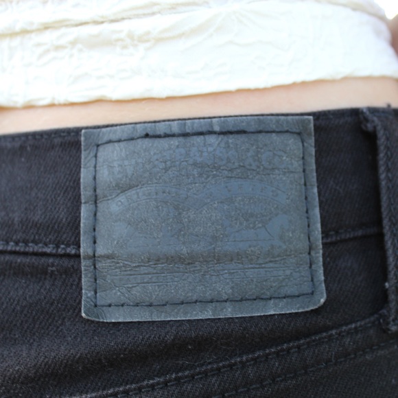 BLACK LEVI’S WEDGIE SKINNY JEANS SIZE 27 - Picture 5 of 6